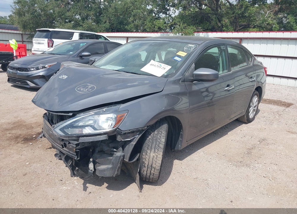 2018 NISSAN SENTRA SV VIN: 3N1AB7APXJL646687