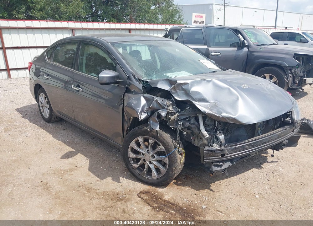 2018 NISSAN SENTRA SV VIN: 3N1AB7APXJL646687