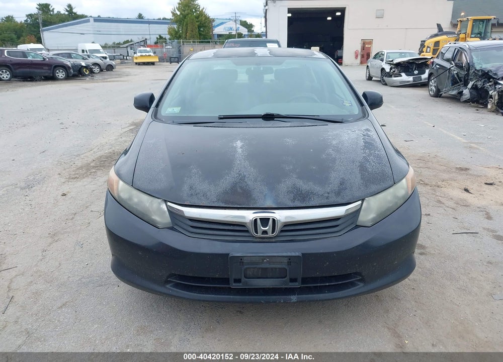 2012 HONDA CIVIC LX VIN: 2HGFB2E54CH542580