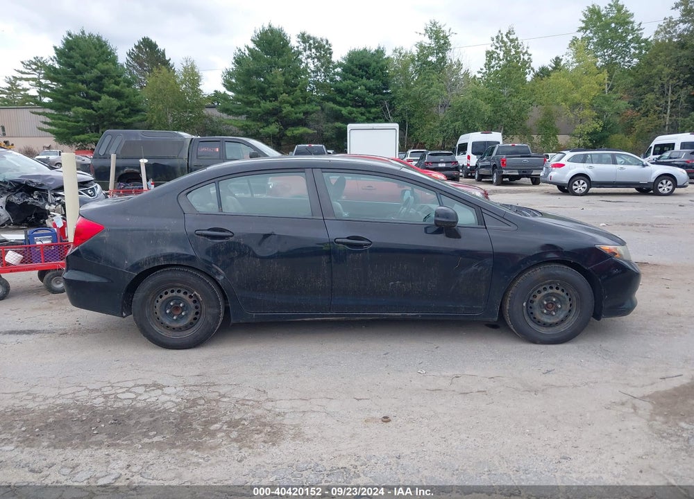 2012 HONDA CIVIC LX VIN: 2HGFB2E54CH542580