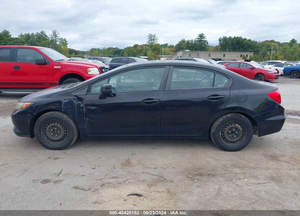 2012 HONDA CIVIC LX VIN: 2HGFB2E54CH542580
