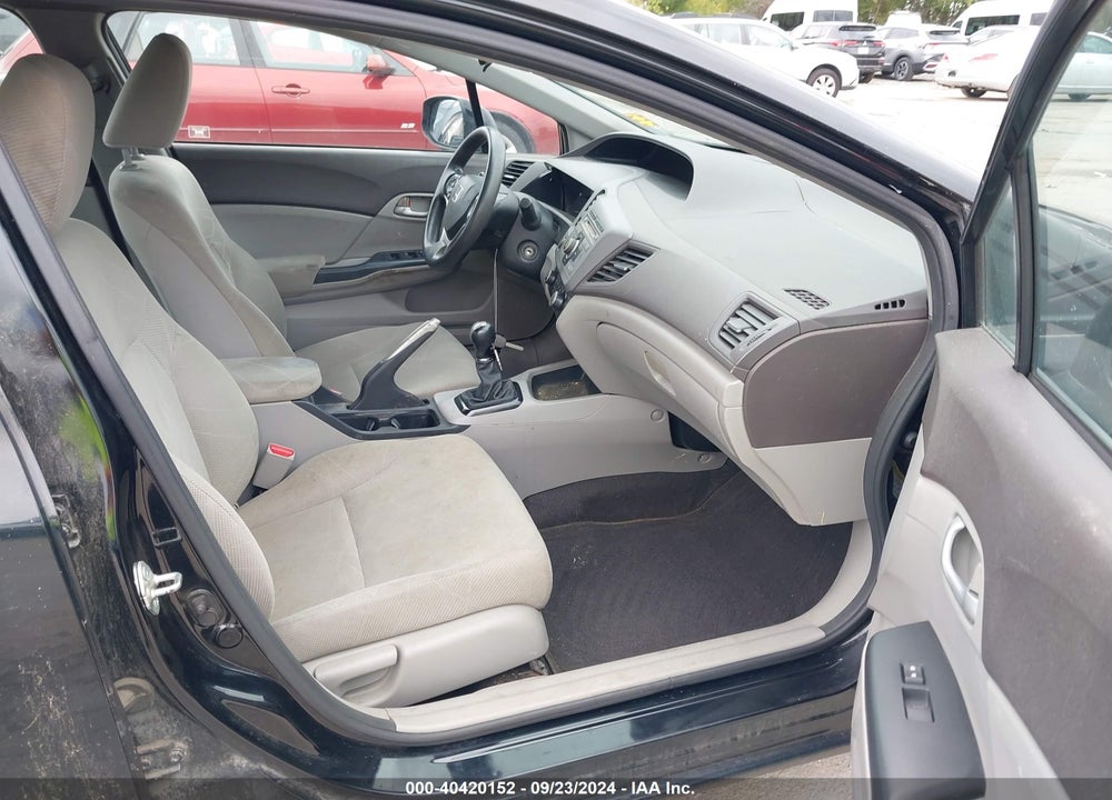 2012 HONDA CIVIC LX VIN: 2HGFB2E54CH542580