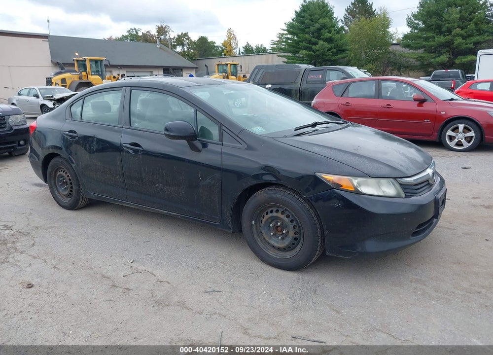 2012 HONDA CIVIC LX VIN: 2HGFB2E54CH542580
