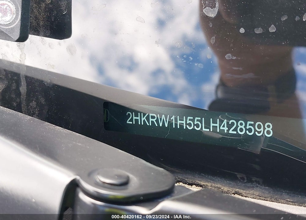 2020 HONDA CR-V 2WD EX VIN: 2HKRW1H55LH428598