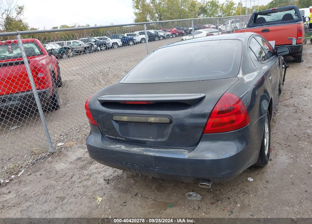 2008 PONTIAC GRAND PRIX VIN: 2G2WP552981146074