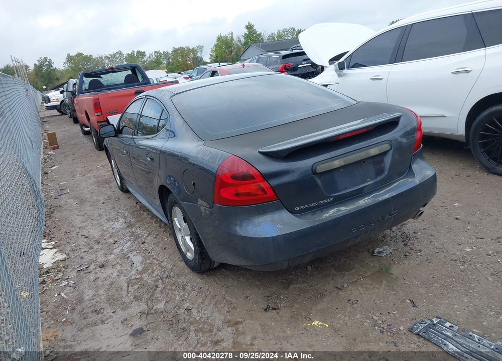 2008 PONTIAC GRAND PRIX VIN: 2G2WP552981146074