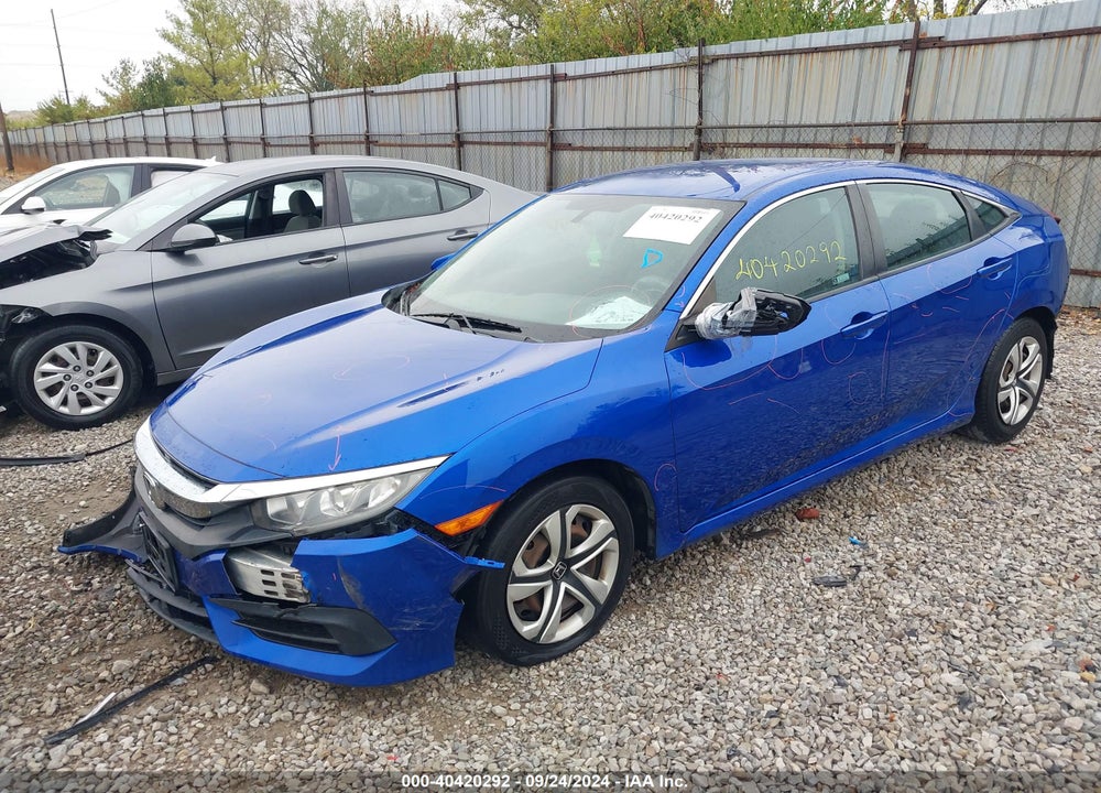 2018 HONDA CIVIC LX VIN: 19XFC2F55JE020320