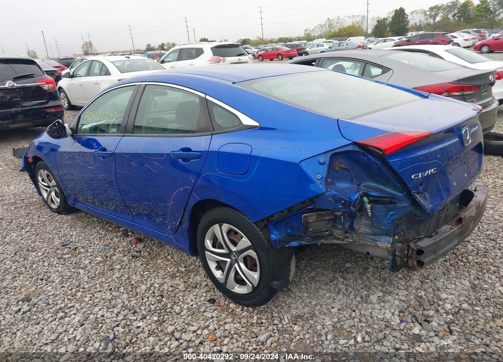 2018 HONDA CIVIC LX VIN: 19XFC2F55JE020320