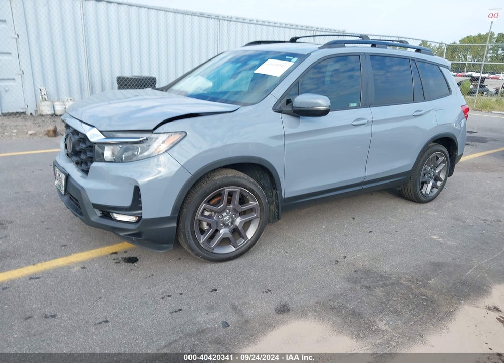 2022 HONDA PASSPORT 2WD EX-L VIN: 5FNYF7H59NB005698