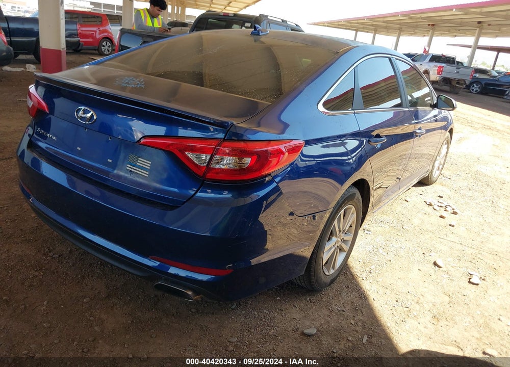 2016 HYUNDAI SONATA SE VIN: 5NPE24AF5GH363689