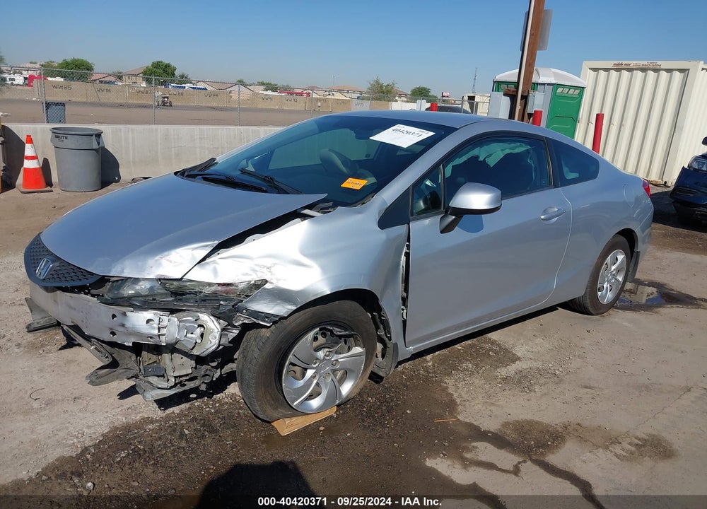 2013 HONDA CIVIC LX VIN: 2HGFG3B5XDH517017