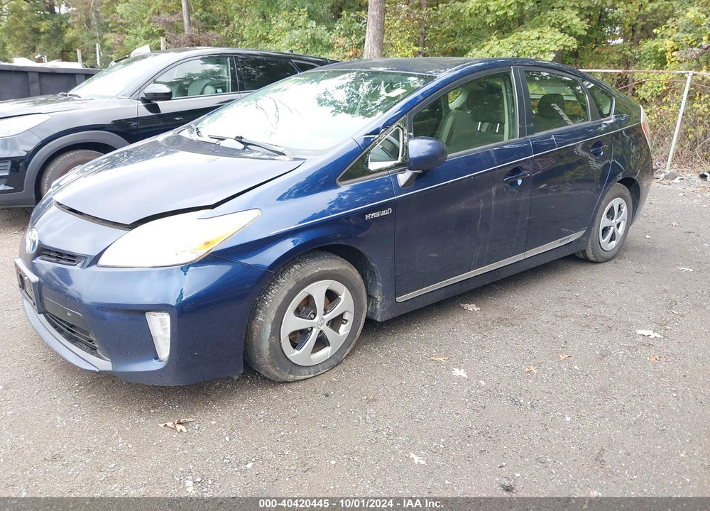 2013 TOYOTA PRIUS TWO VIN: JTDKN3DU1D1729892