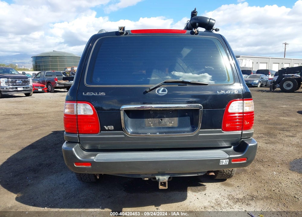 1998 LEXUS LX 470 VIN: JT6HT00W4W0016765