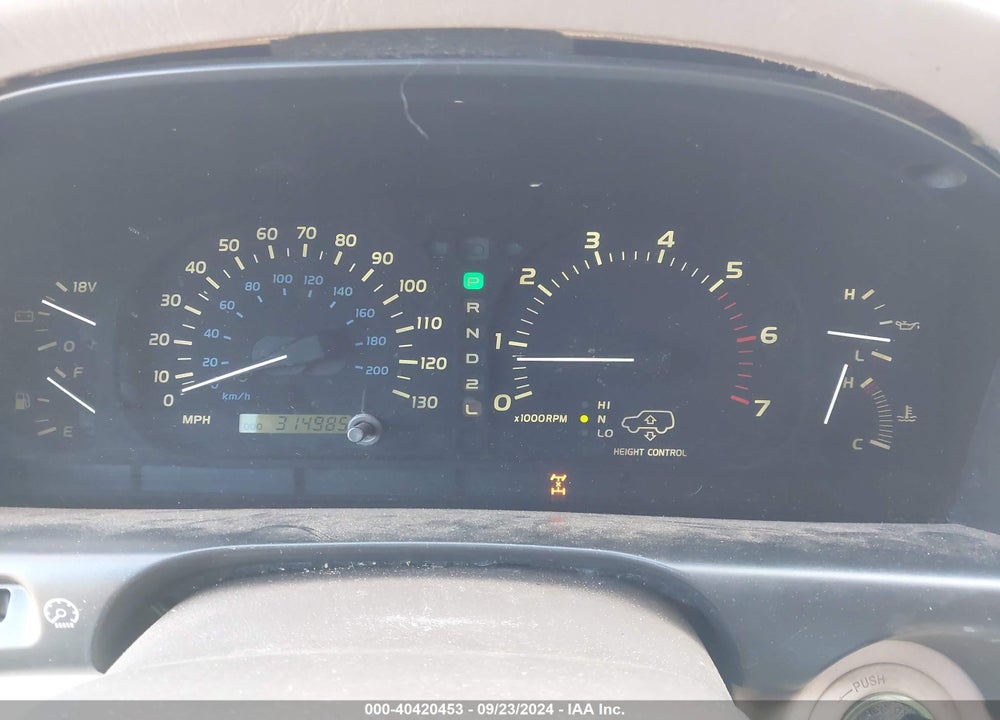 1998 LEXUS LX 470 VIN: JT6HT00W4W0016765