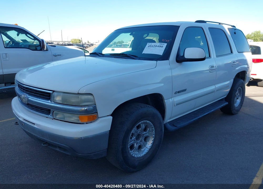 2001 CHEVROLET TAHOE LT VIN: 1GNEK13T01R137715