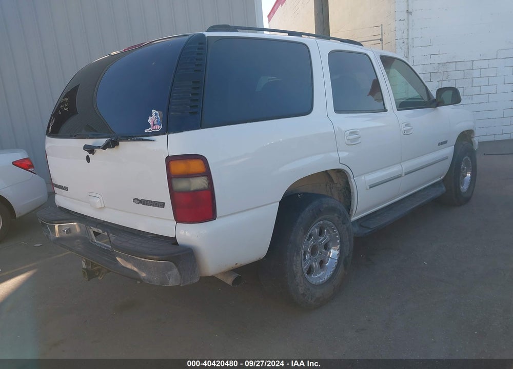 2001 CHEVROLET TAHOE LT VIN: 1GNEK13T01R137715