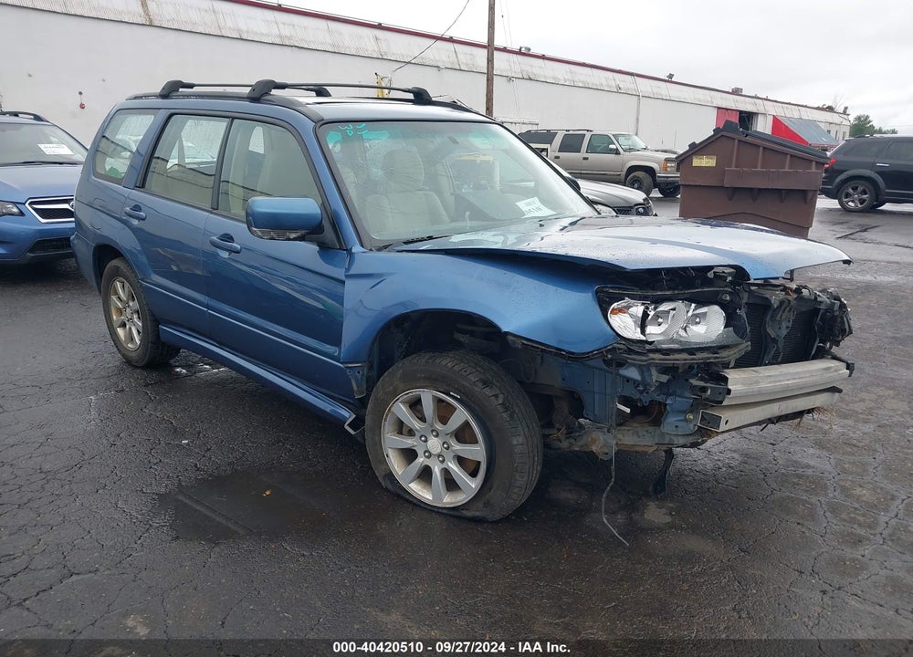 2007 SUBARU FORESTER 2.5X VIN: JF1SG65607H701739