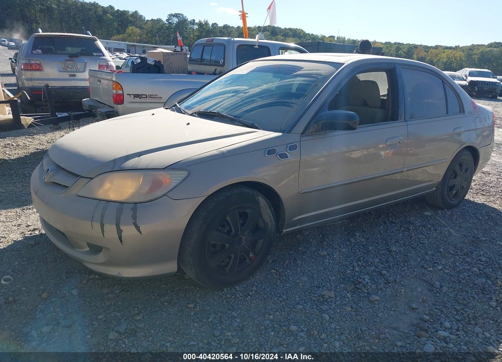2004 HONDA CIVIC VIN: 2HGES26734H560095