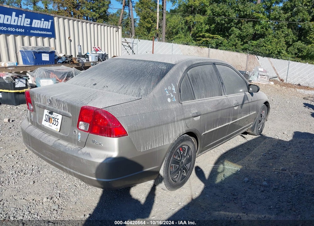 2004 HONDA CIVIC VIN: 2HGES26734H560095