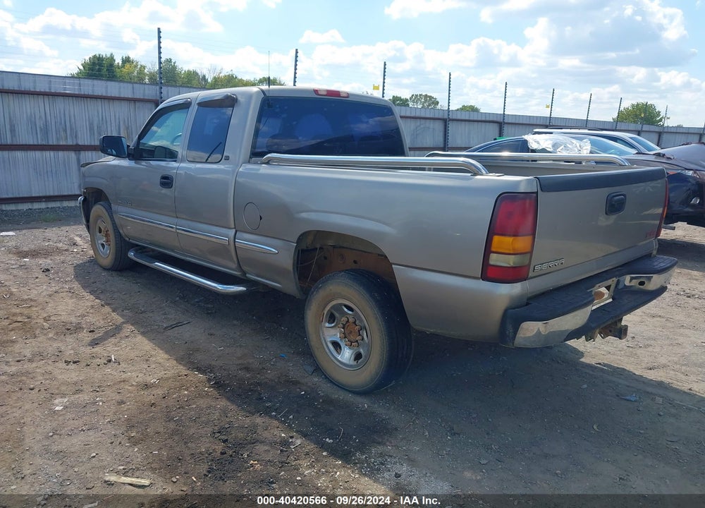1999 GMC SIERRA 2500 SLE VIN: 1GTFC29U4XZ535020
