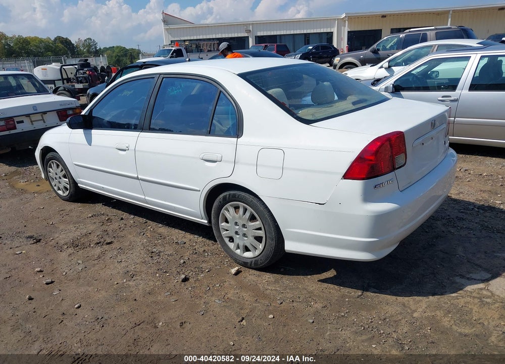 2005 HONDA CIVIC LX VIN: 2HGES15555H554763