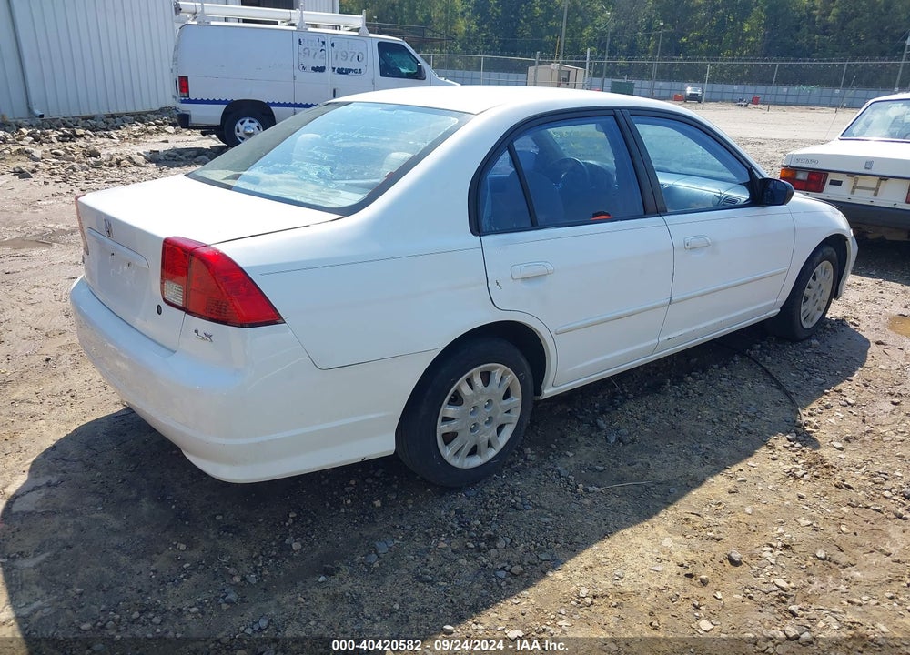 2005 HONDA CIVIC LX VIN: 2HGES15555H554763