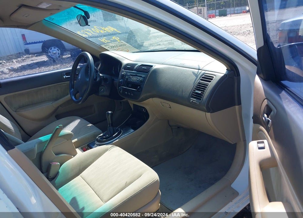 2005 HONDA CIVIC LX VIN: 2HGES15555H554763
