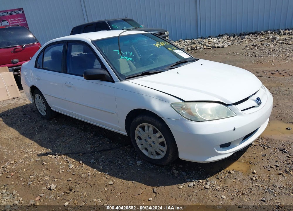 2005 HONDA CIVIC LX VIN: 2HGES15555H554763
