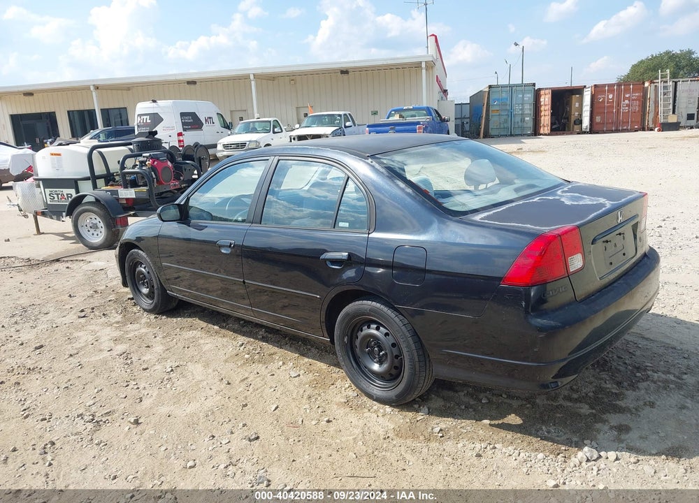 2004 HONDA CIVIC LX VIN: 2HGES16574H611347