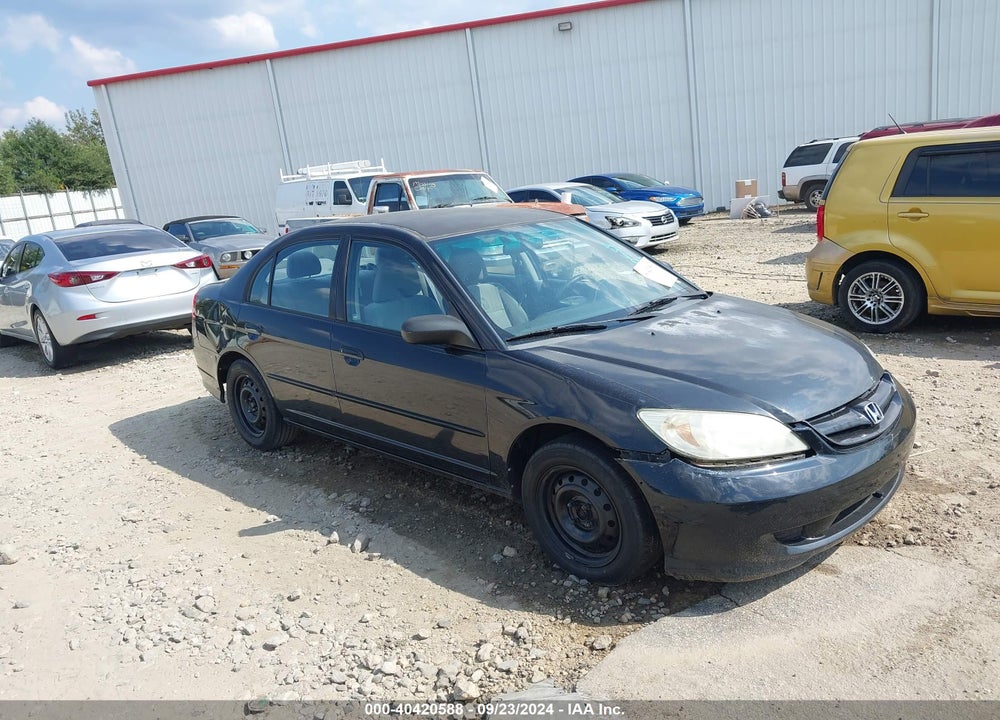 2004 HONDA CIVIC LX VIN: 2HGES16574H611347