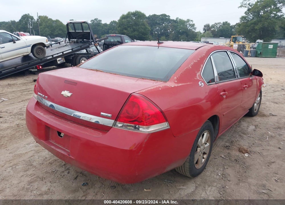 2007 CHEVROLET IMPALA LT VIN: 2G1WT58K579359549