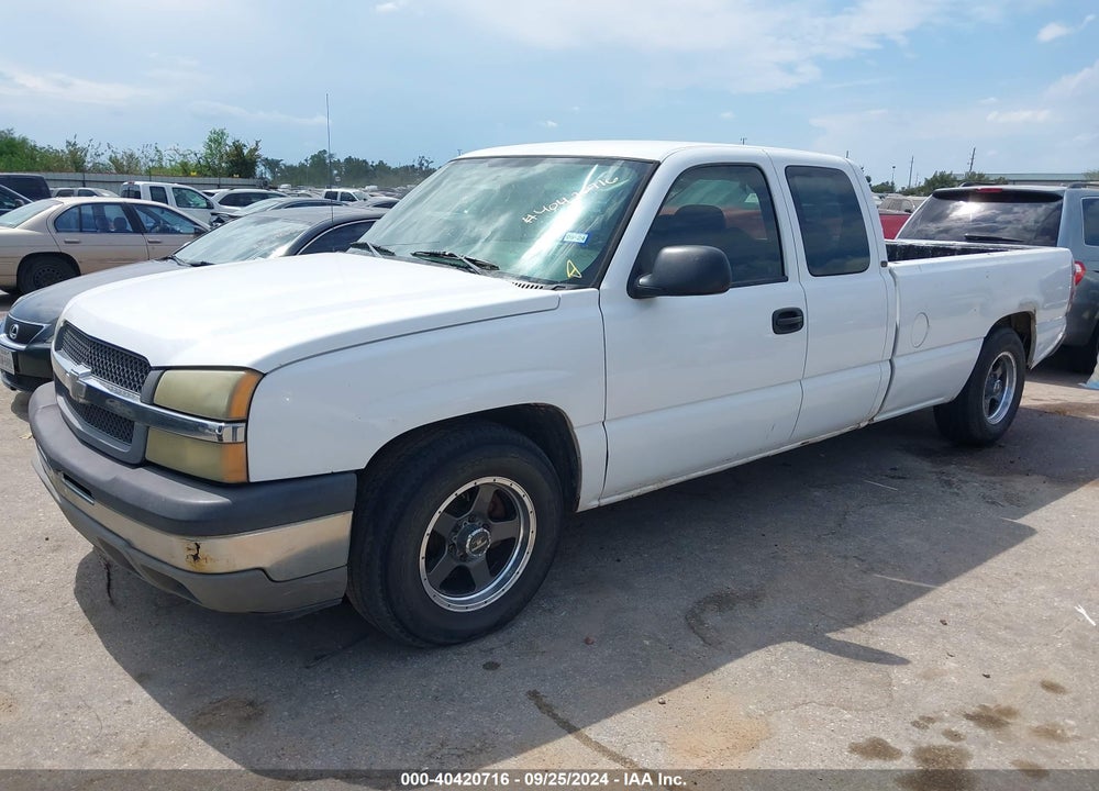 2005 CHEVROLET SILVERADO 1500 WORK TRUCK VIN: 1GCEC19T45E252344