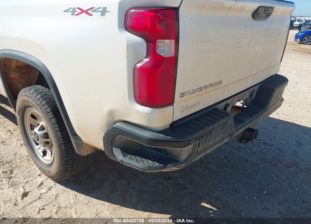 2021 CHEVROLET SILVERADO 2500HD 4WD REGULAR CAB LONG BED WT VIN: 1GC0YLE76MF287864