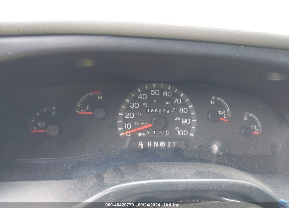 1999 FORD E-250 COMMERCIAL/RECREATIONAL VIN: 1FTNE24L4XHB85785