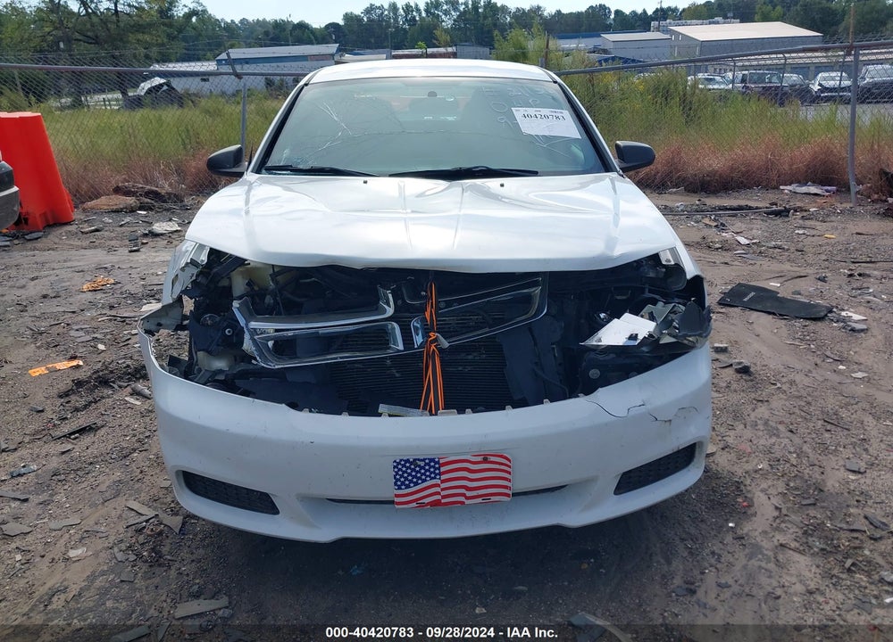 2013 DODGE AVENGER VIN: 1C3CDZAB7DN677114