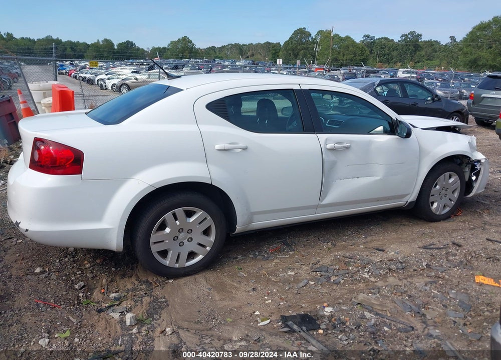 2013 DODGE AVENGER VIN: 1C3CDZAB7DN677114
