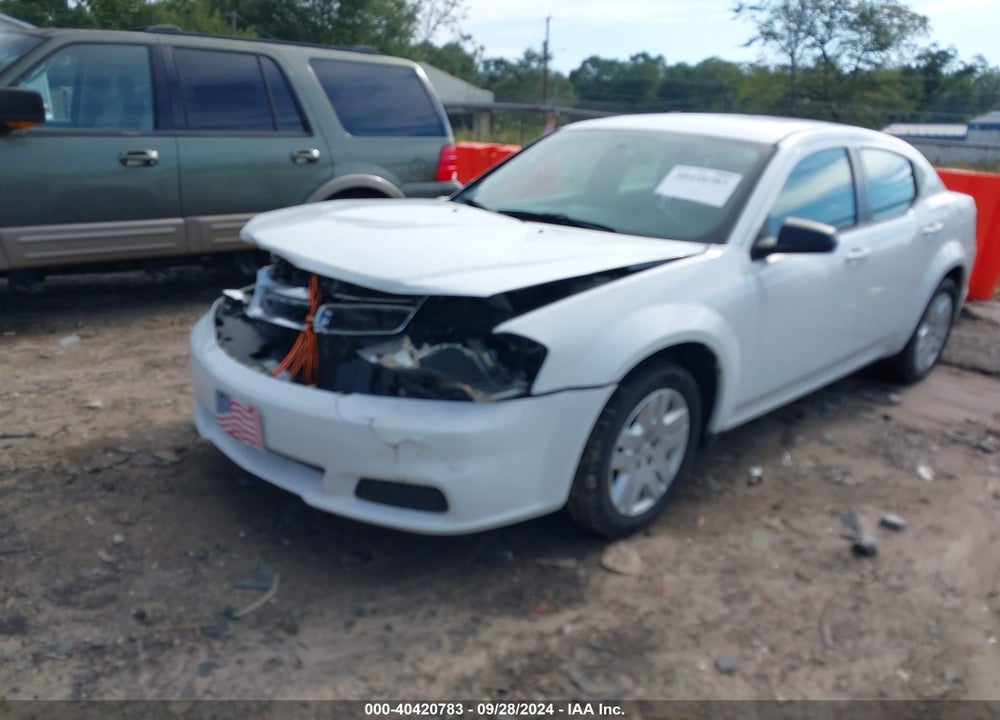 2013 DODGE AVENGER VIN: 1C3CDZAB7DN677114