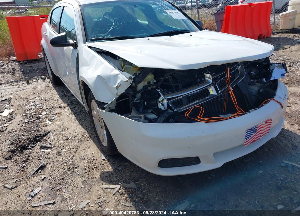 2013 DODGE AVENGER VIN: 1C3CDZAB7DN677114
