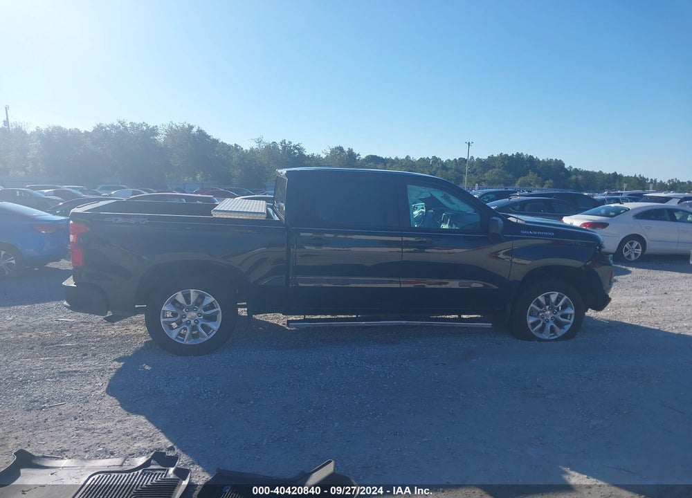 2024 CHEVROLET SILVERADO 1500 4WD SHORT BED CUSTOM VIN: 1GCPDBEK1RZ231295
