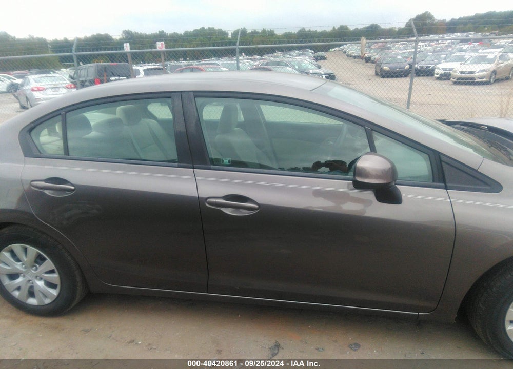 2012 HONDA CIVIC LX VIN: 19XFB2F51CE070816