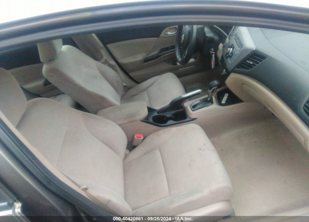 2012 HONDA CIVIC LX VIN: 19XFB2F51CE070816