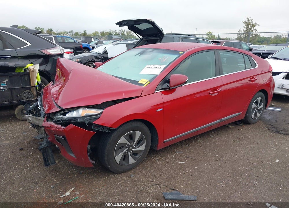 2019 HYUNDAI IONIQ HYBRID SEL VIN: KMHC75LC5KU144730