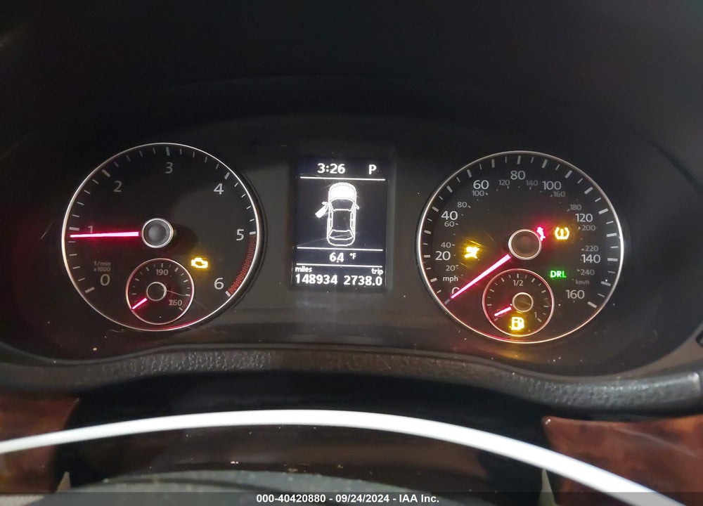 2012 VOLKSWAGEN PASSAT 2.0L TDI SEL PREMIUM VIN: 1VWCN7A36CC049171