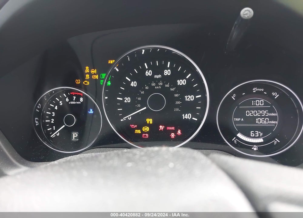 2020 HONDA HR-V AWD LX VIN: 3CZRU6H31LM722845