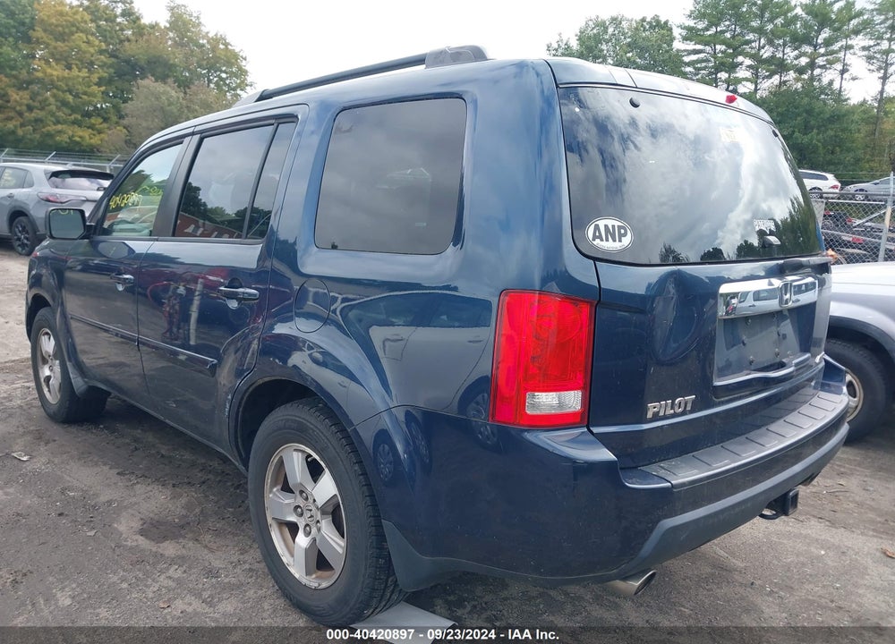 2009 HONDA PILOT EX VIN: 5FNYF48489B051907