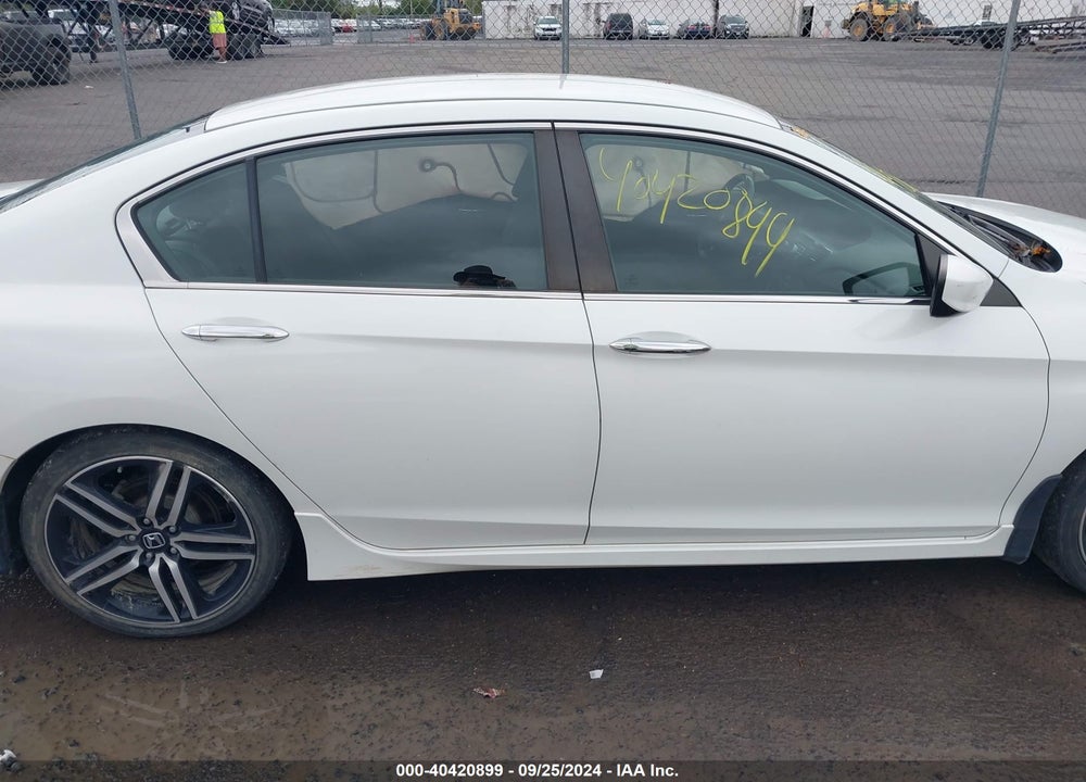 2016 HONDA ACCORD SPORT VIN: 1HGCR2F64GA066499