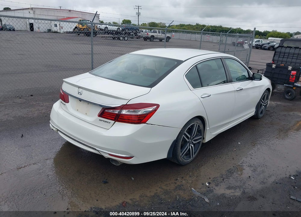 2016 HONDA ACCORD SPORT VIN: 1HGCR2F64GA066499