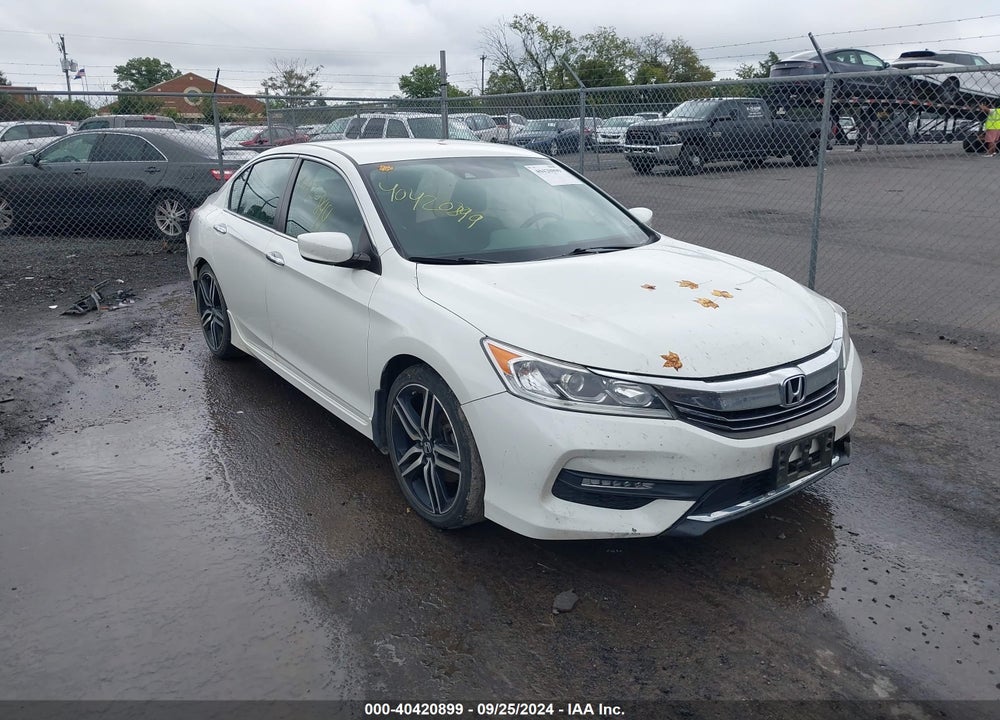 2016 HONDA ACCORD SPORT VIN: 1HGCR2F64GA066499