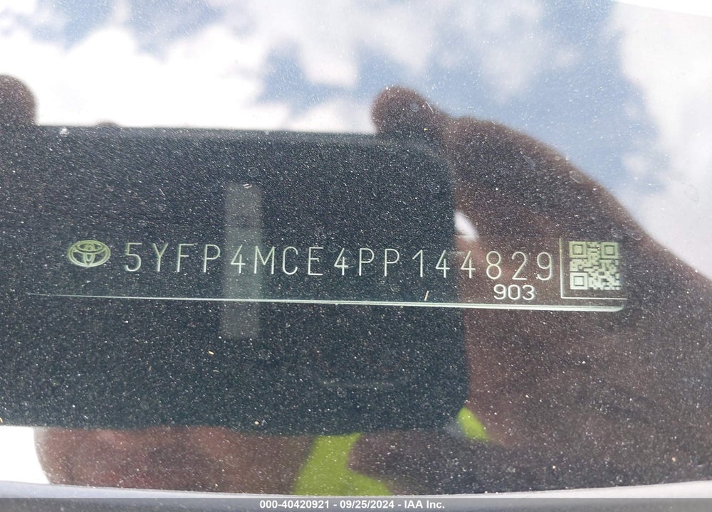2023 TOYOTA COROLLA SE VIN: 5YFP4MCE4PP144829