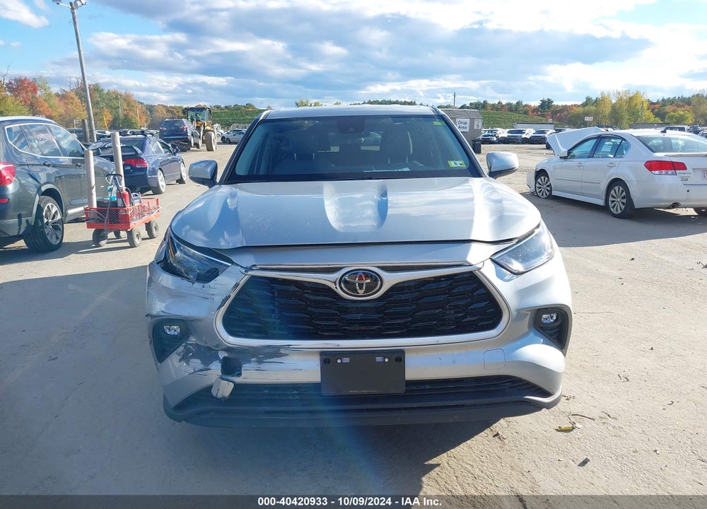2022 TOYOTA HIGHLANDER LE VIN: 5TDBZRBH2NS578630